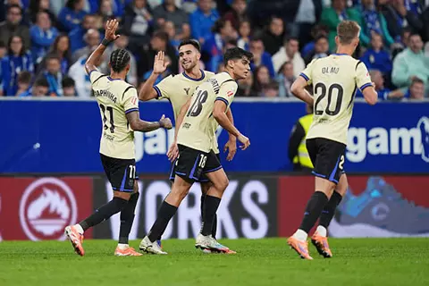 دقيقة بدقيقة.. ريال أوفييدو 1-2 برشلونة.. هدف التقدم (فيديو)